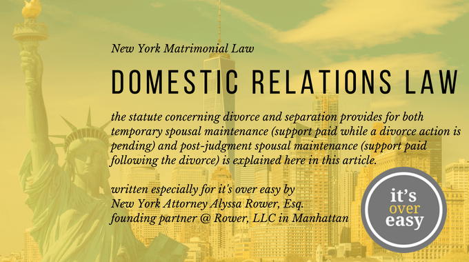 Domestic Relations Law by Alyssa Rower, Esq (1)